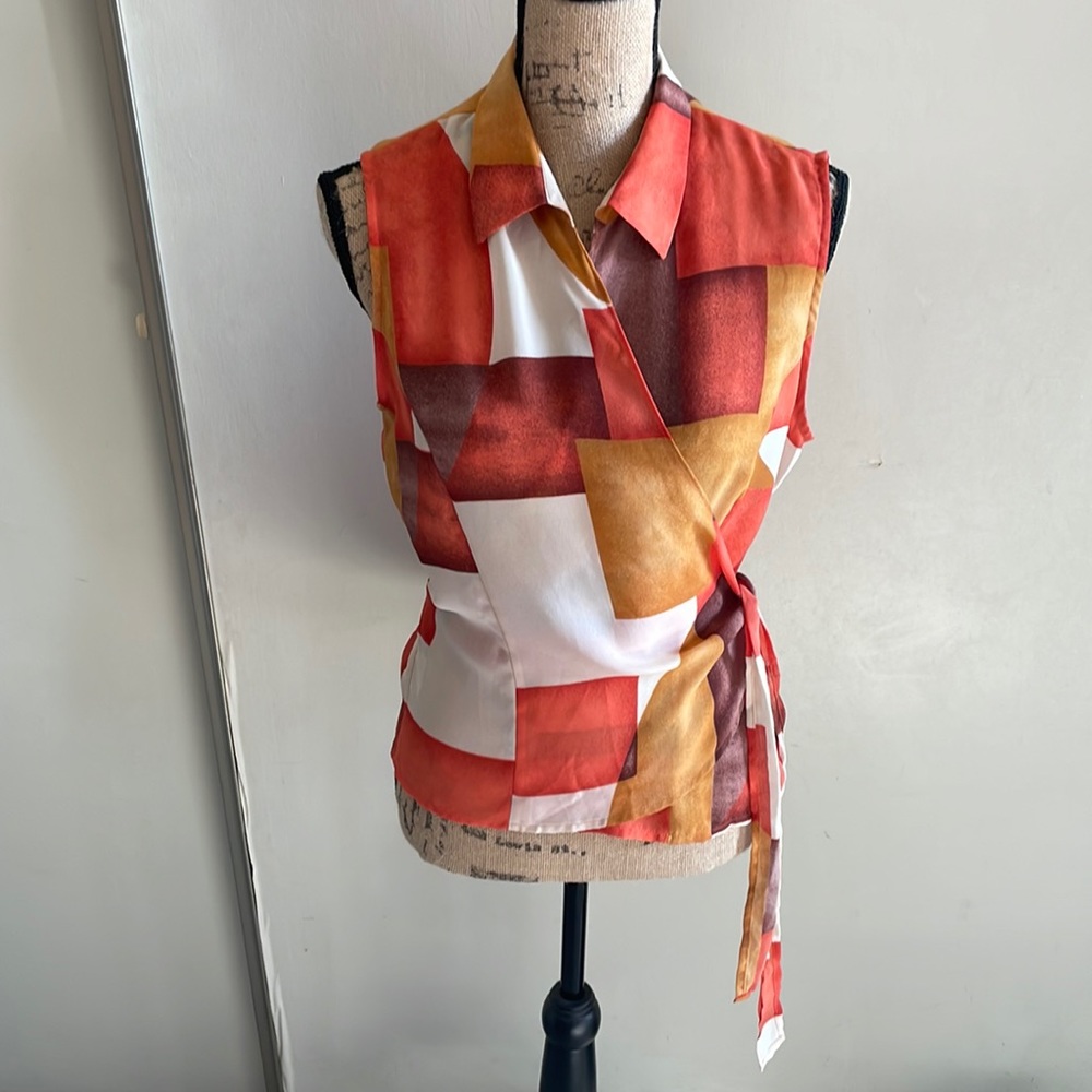 Wrap blouse
